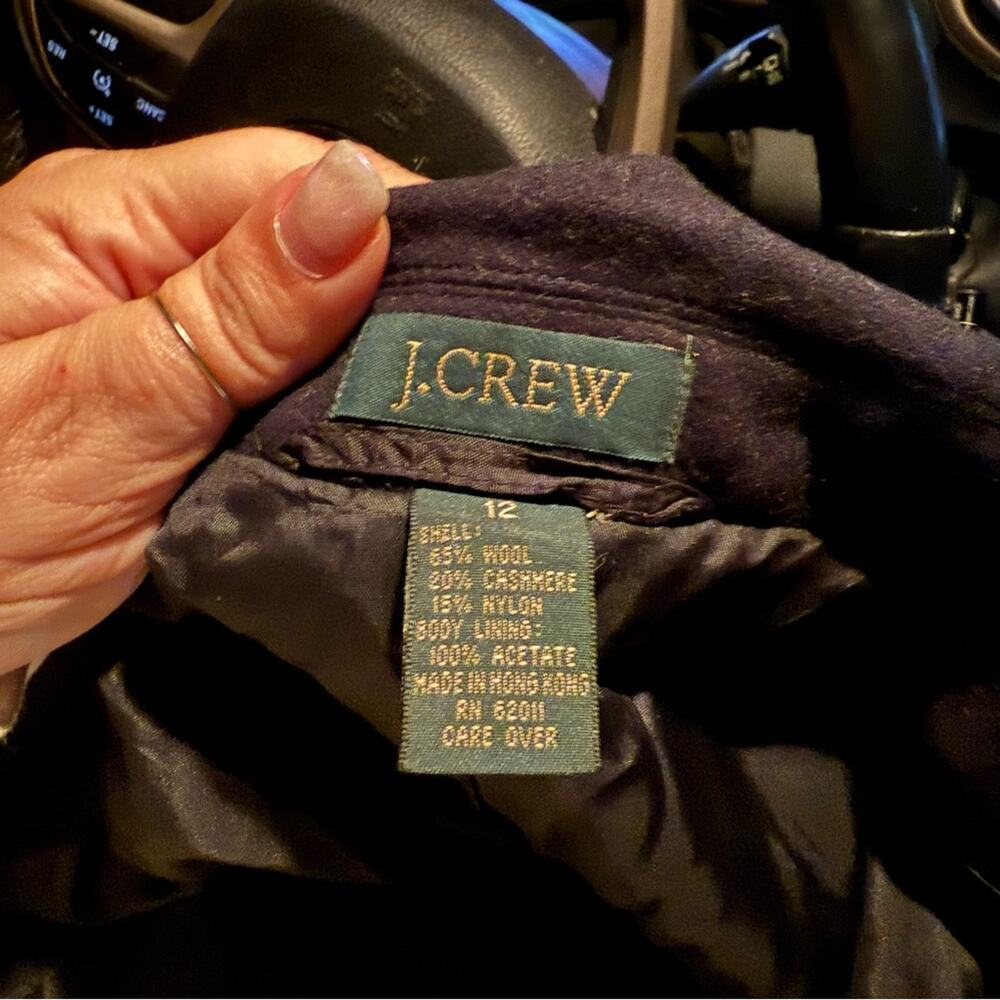 J.CREW Wool and cashmere Blend blazer jacket 12 - Picture 2 of 3